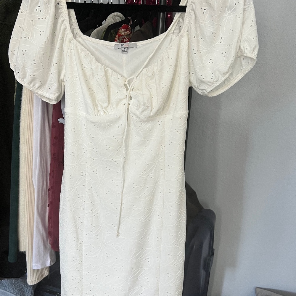White short dress